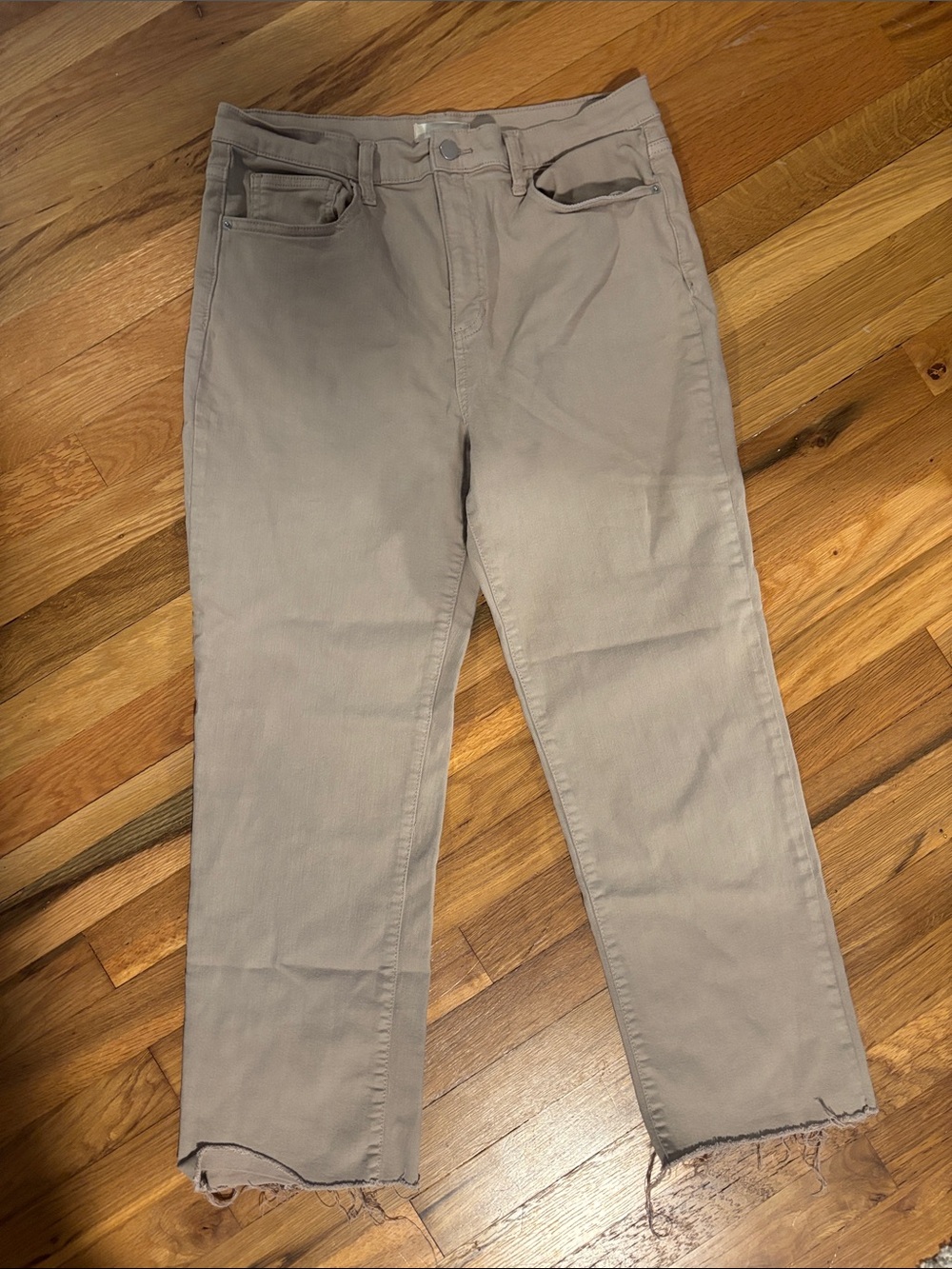 Altar'd State Neutral Taupe Cotton Pants